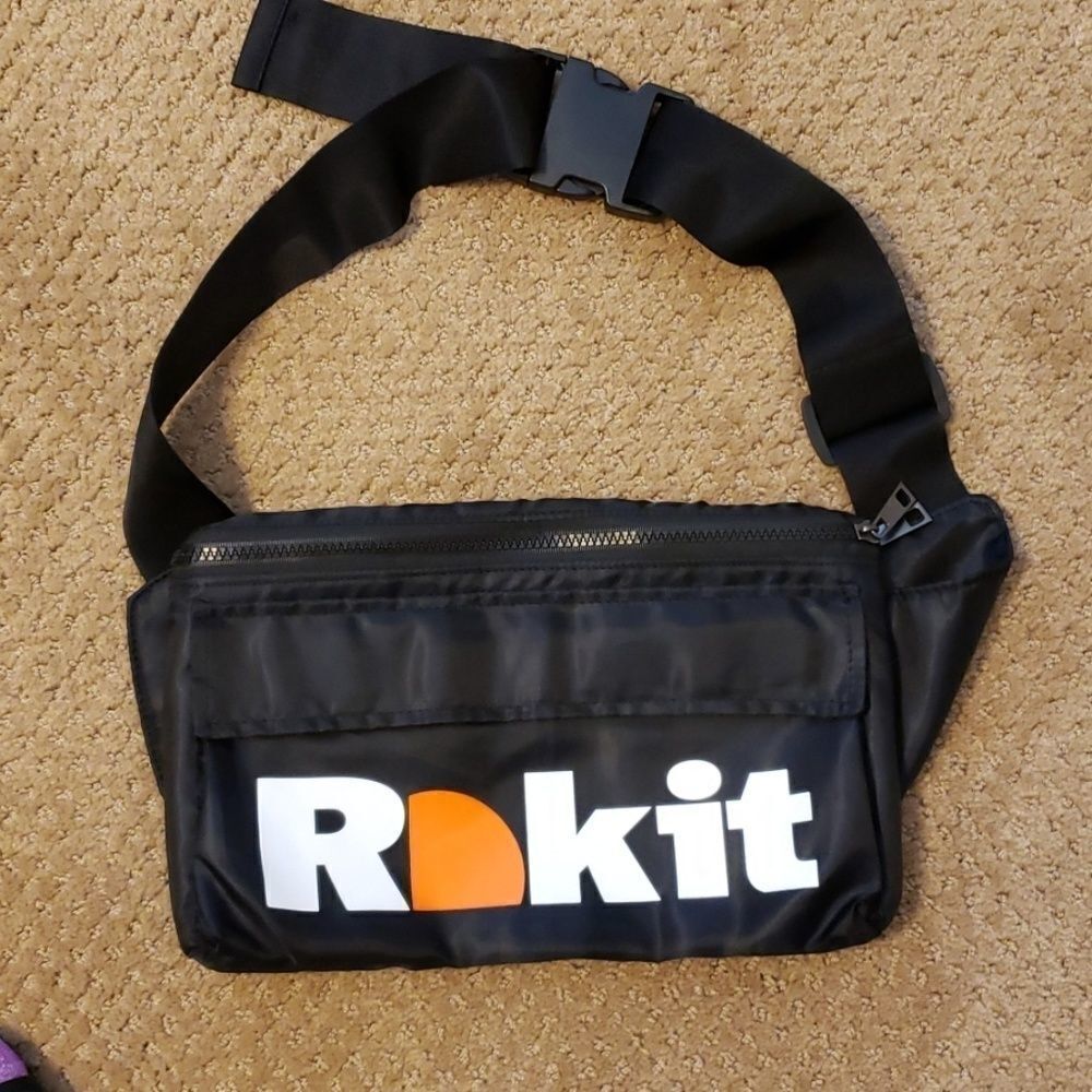 11 1/2"‎ by 8" rokit fanny pack.